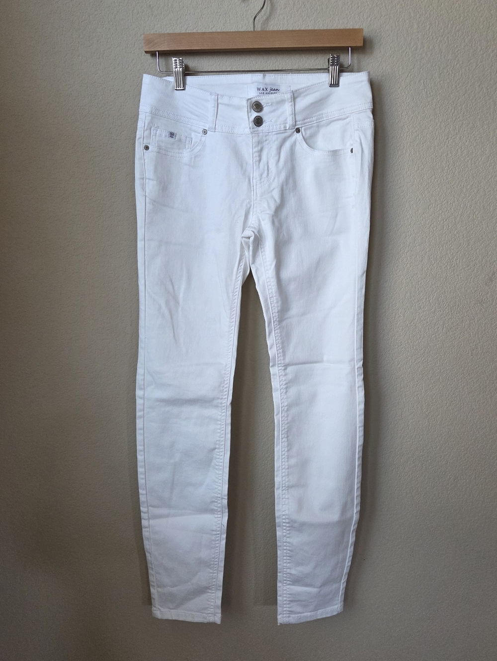 Wax Jean Los Angeles White Tall Skinny Jeans Size 9